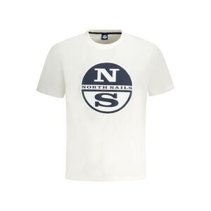 North Sails White Cotton Men Men's T-Shirt